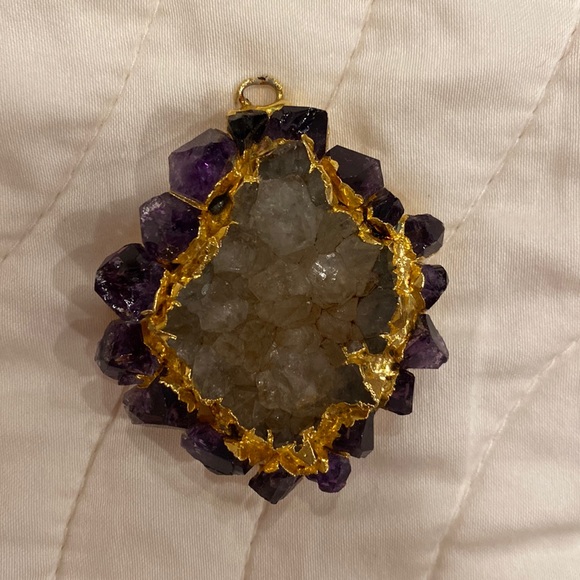 Geode pendent - Picture 1 of 5